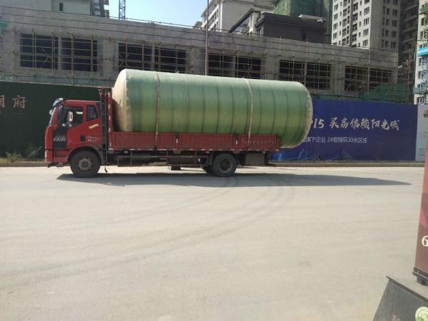 新界西昌阳光城玻璃钢化粪池安装